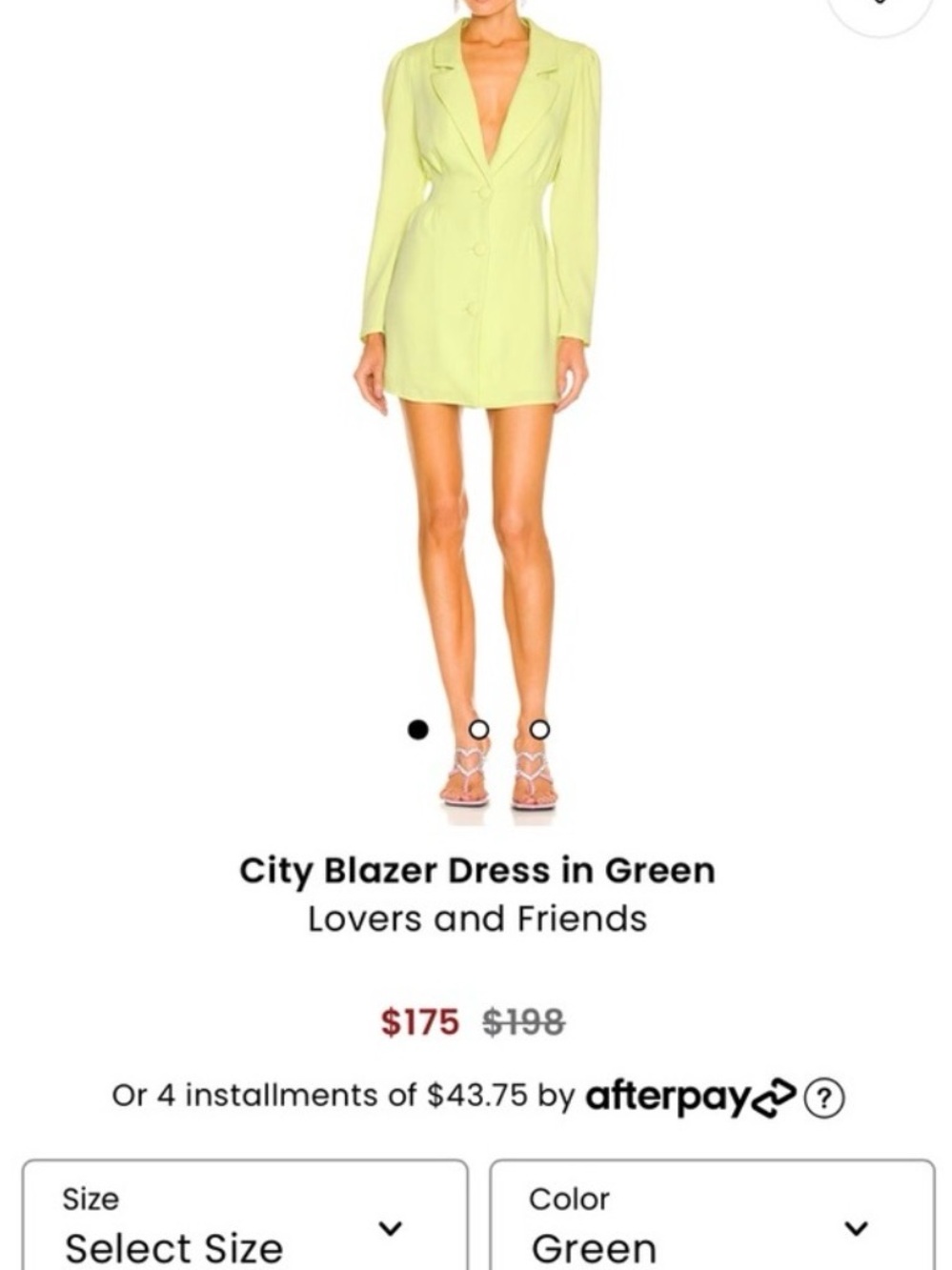 Lovers + Friends Lemon Yellow Blazer